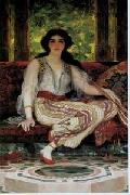 Arab or Arabic people and life. Orientalism oil paintings  232